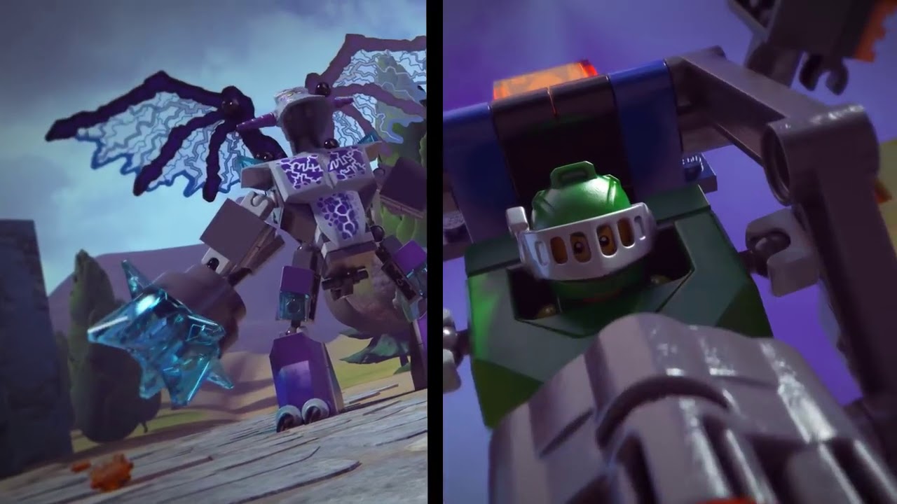 LEGO 70351 Clay's Falcon Fighter Blaster - LEGO 70364 Battle Suit Aaron - LEGO Nexo Knights