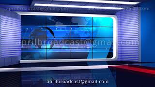 News TV Studio Set 35-Virtual Green Screen Background Loop
