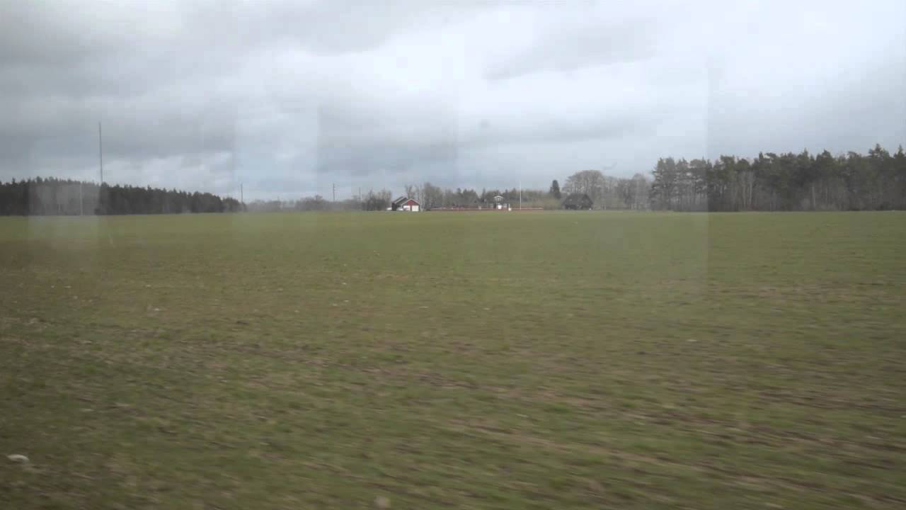 En rälsbuss från 1955 på Gotland. An old rail bus on Gotland between Dalhem and Roma kungsgård.