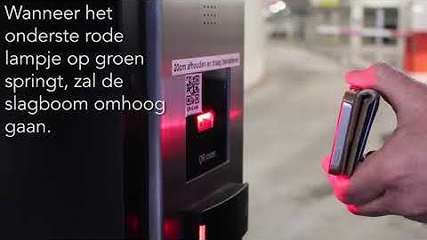 Instructiefilmpje QR-scanning parking provinciehuis
