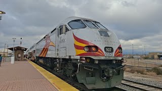 New Mexico Railrunner Montaño Station Railfanning.