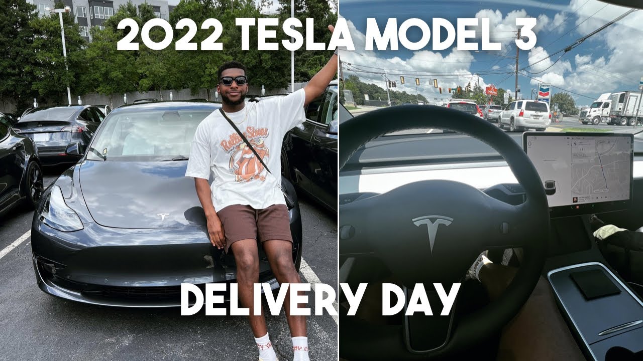 PICKING UP MY DREAM CAR | TESLA MODEL 3 - YouTube
