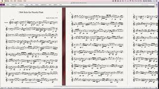 1964 Solo for Piccolo Flute