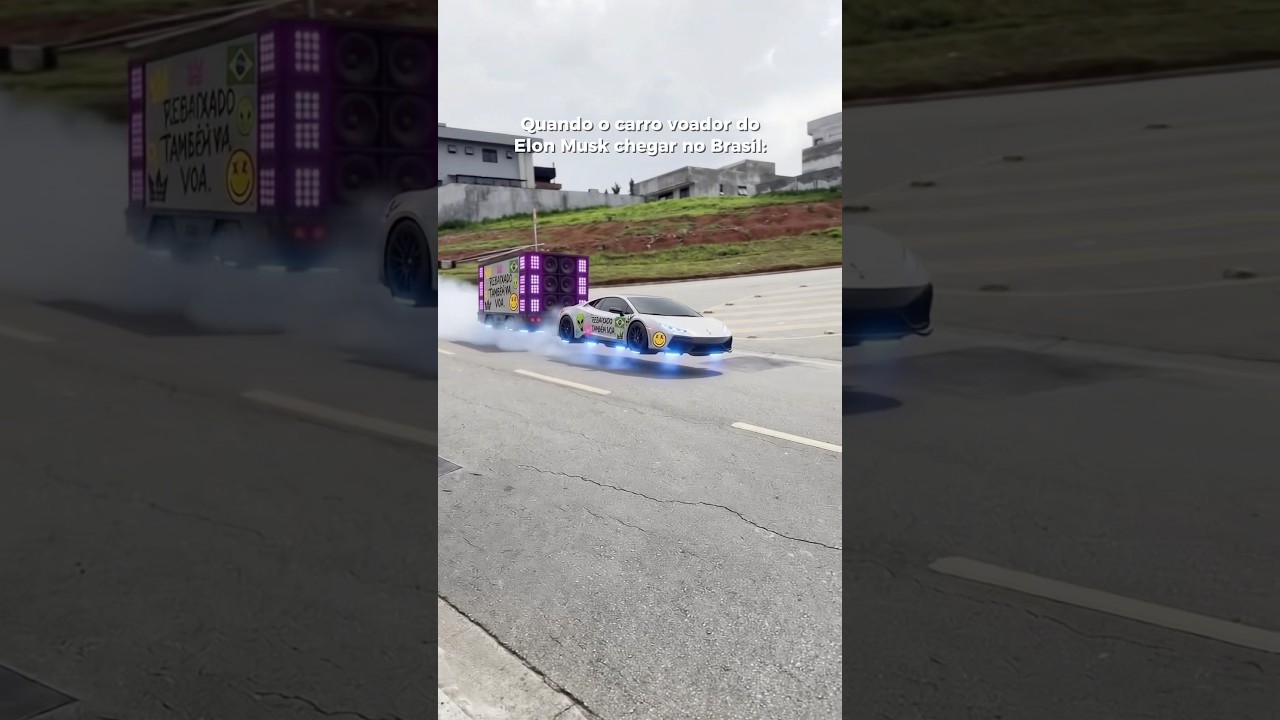 Carro voador do Elon Musk REBAIXADO 😂