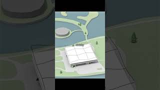 The Building That Floats Over Hills 🤯 #architecture #3d #LearnOnTikTok #engineering #design