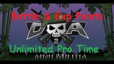 {ROOT}MiniMilitia Hack Unlimited ProTime,Rank And Battle Points