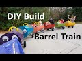 ✅ How to Build a Barrel Train - Plans - DIY Kid's Amusement Ride - Trackless Train