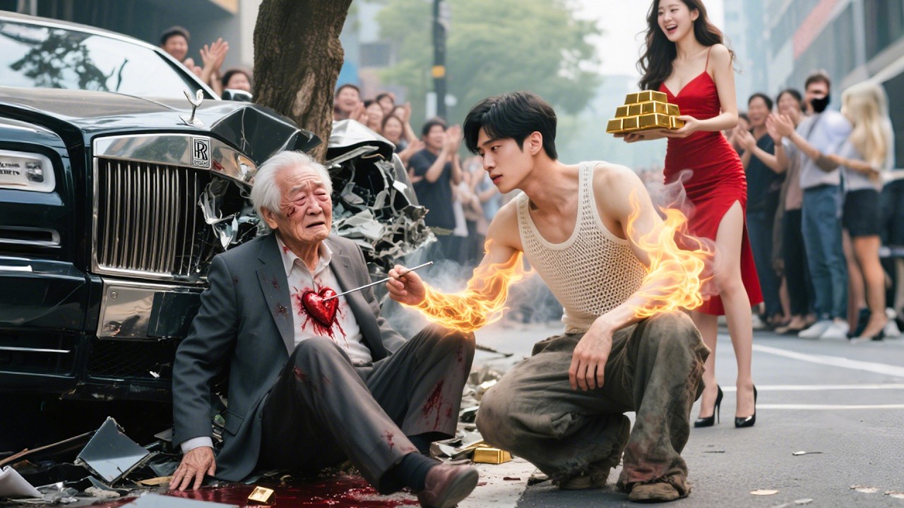 🔥Beggar Saved Beauty's Grandpa With Just A Needle—His Hidden Power Amazed, Beauties Fight For Him!