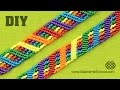 Colorful Rainbow Bracelet Tutorial |  Macrame School