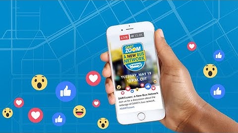 Join Us on Facebook Live to Discuss DARTzoom: A New Bus Network