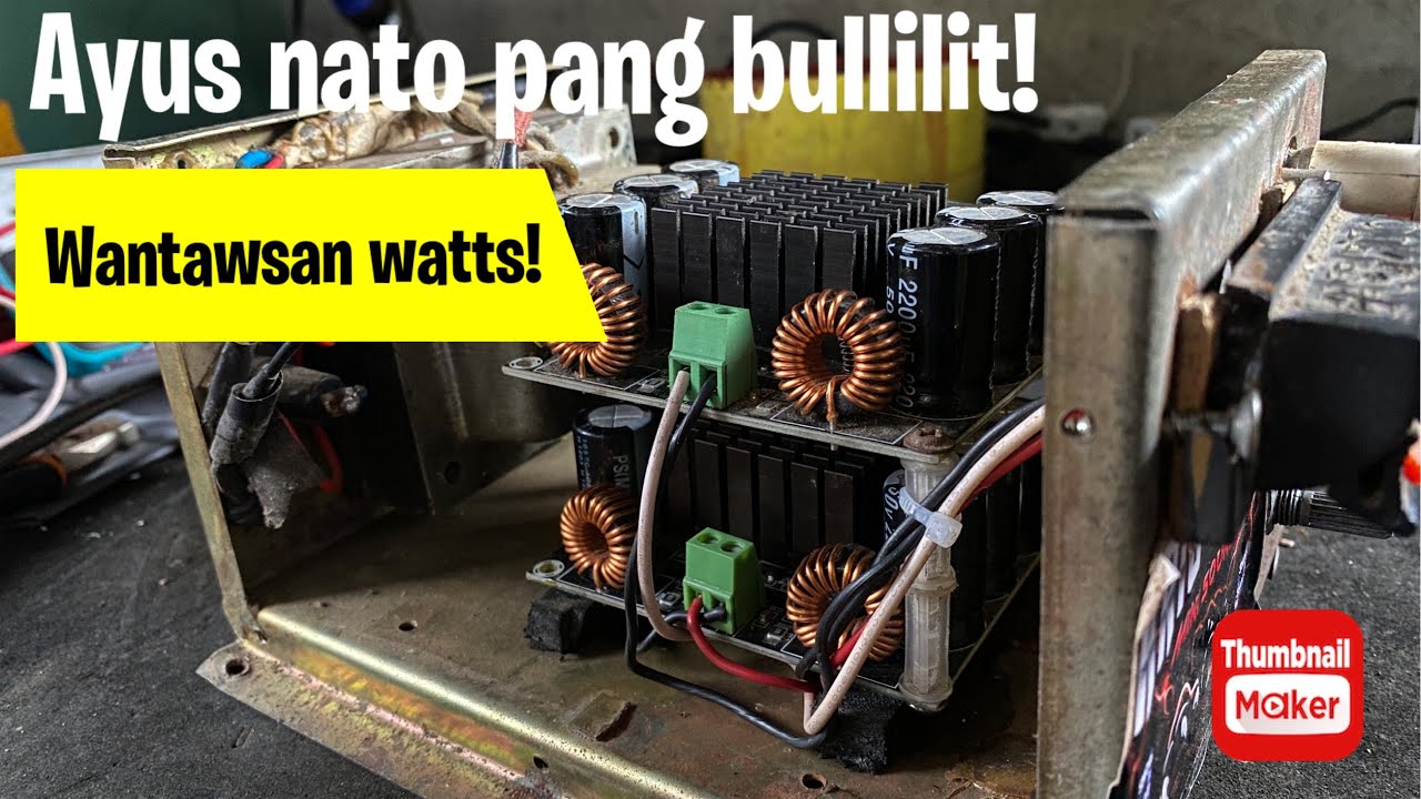 Shoppe Amplifier -Malakas din ba? TDA8954 Class D Amplifier