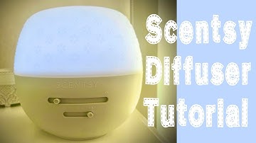 Scentsy Fleur-Gray Deluxe Diffuser Tutorial | How to Use It