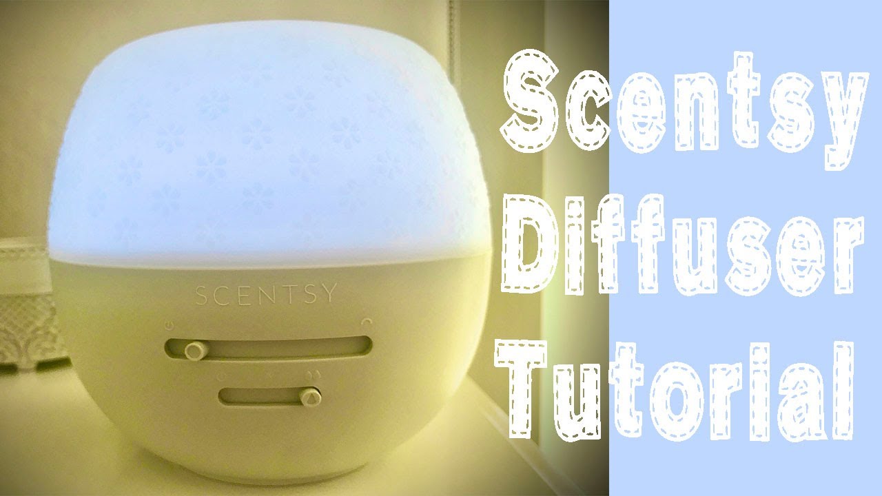 Scentsy FleurGray Deluxe Diffuser Tutorial How to Use It YouTube