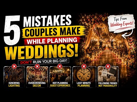 Avoid THESE mistakes while planning your wedding😳| Tips from wedding experts🥳| Vows and Vistas🌸
