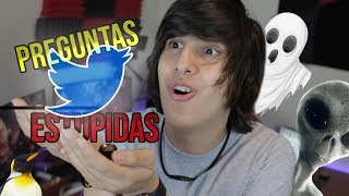 FANTASMAS, PINGÜINOS Y ALIENS | Preguntas extrañas de TWITTER!