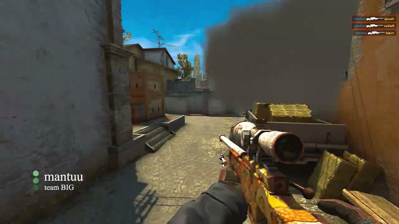 CSGO BIG mantuu 4 Kills AWP vs Heroic Inferno ESL S18 2023