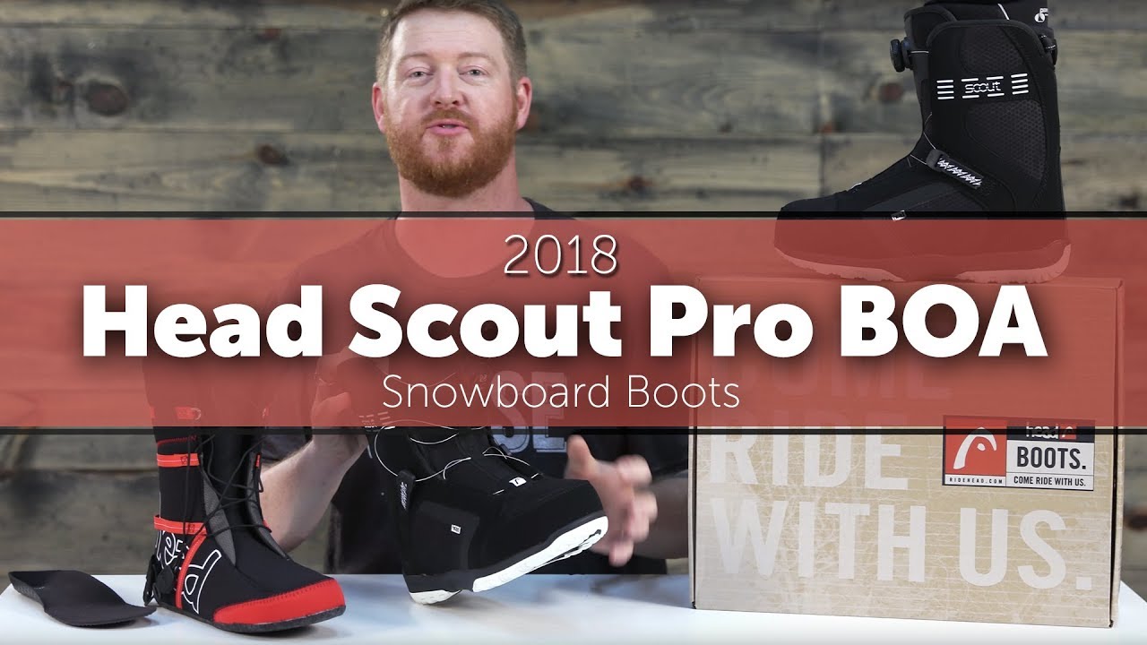 head scout pro boa snowboard boots