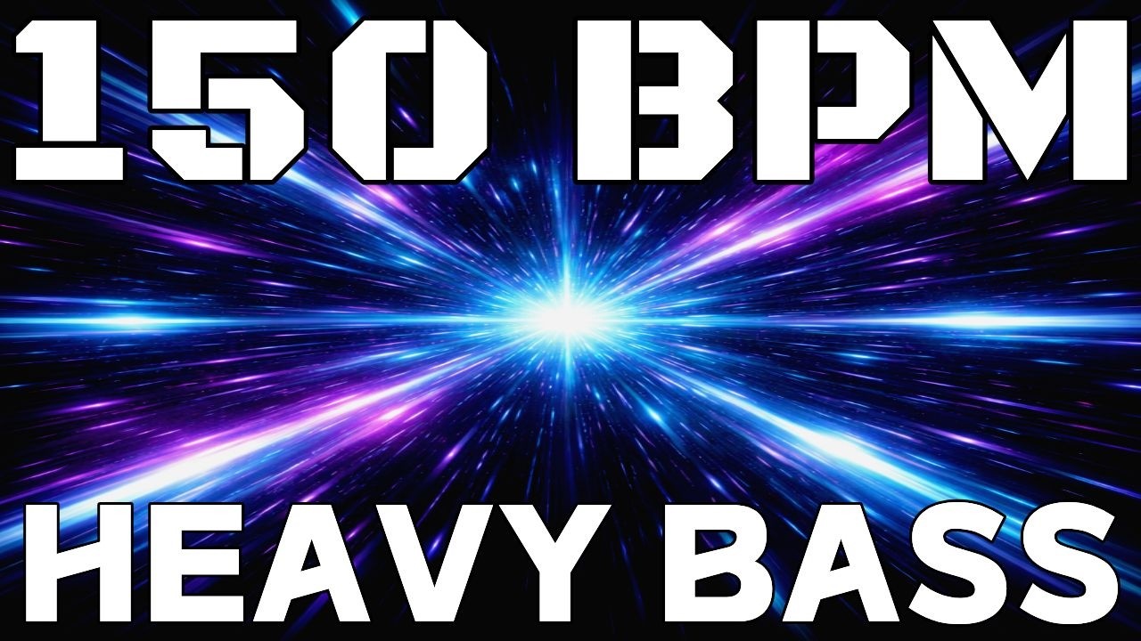 150 BPM Heavy Bass Gym Music – INTENSE Workout Mix (60 Min)