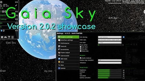 Gaia Sky 2.0.2 - New features