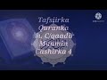 TAFSIIRKA QURAANKA Sheikh C Qaadir Muumin