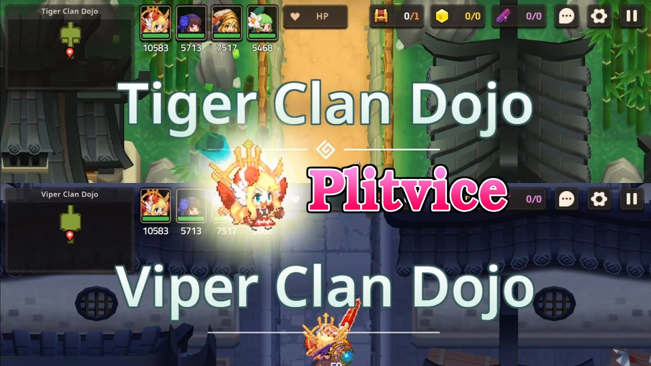 วิธีสู้ด่านโดโจ เวิล 5 Tiger and Viper Clan Dojo World 5 Guardian Tales