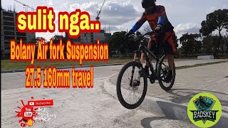 vlog#09- Bolany Air Fork Suspension 27.5 160mm Travel [REVIEW]