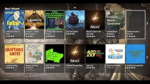 fallout 4 xbox one guide + showcase + preview of mods ( xbox one (xb1) gameplay )
