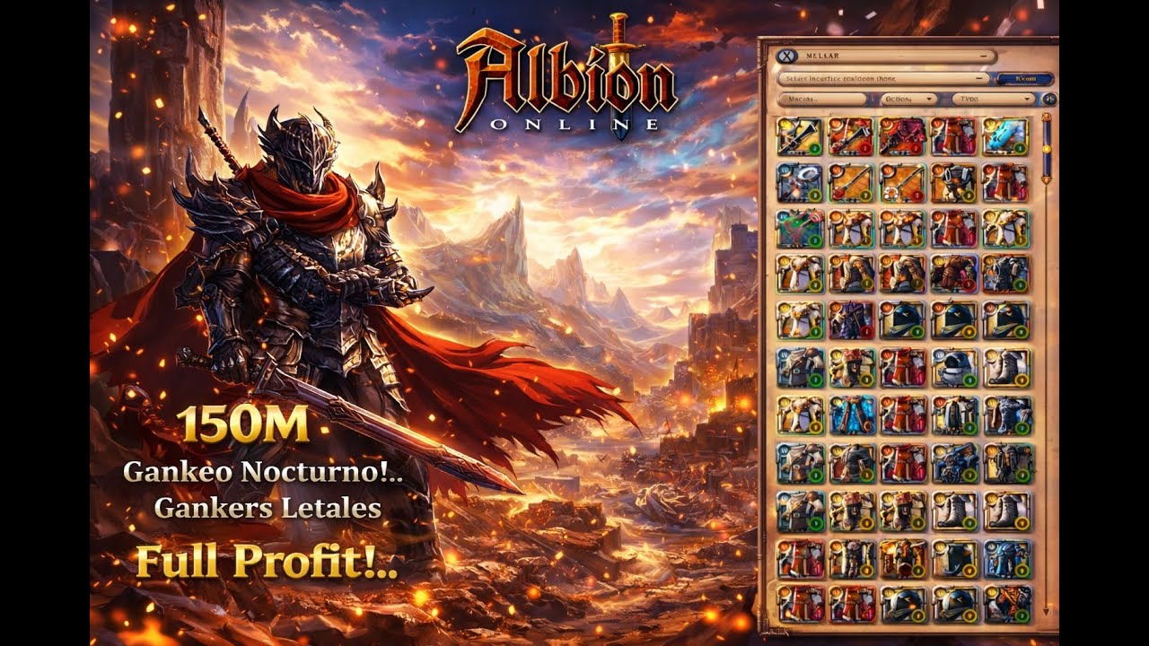 Gankeo con sabor a roamming!..   Albion Online!..