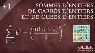 [EM#6] Sommes d'entiers, de carrés et de cubes d'entiers (Démonstration)