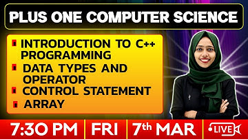 Plus One Computer Science Public Exam | Chapters :5,6,7,8 | Exam Winner