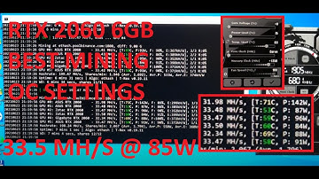 😲 RTX 2060 Mining Hashrate | Best Overclock Settings | OC Settings for Mining