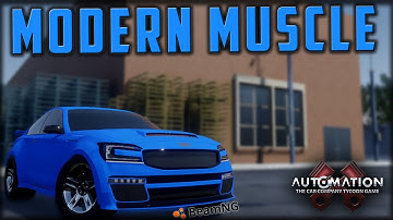 Building A V8 Muscle Car!! Automation - BeamNG