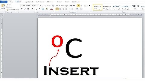 how to Insert Degree Symbol in MS Word. | With very Easy and simple Method.