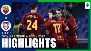 Highlights AS Roma vs Cagliari (hiệp 1) | Tân binh lập công trong ngày ra mắt