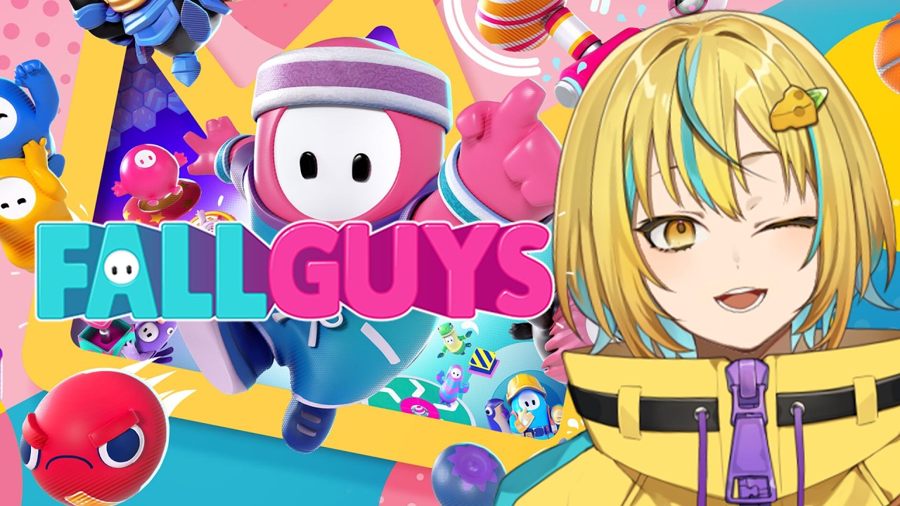 14【Fall Guys / フォールガイズ】初見さん歓迎!妨害有りソロランク!【蜂井ちぃず / #新人Vtuber】