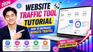 Website Traffic Tool Tutorial 2026 | How to Increase Website Traffic