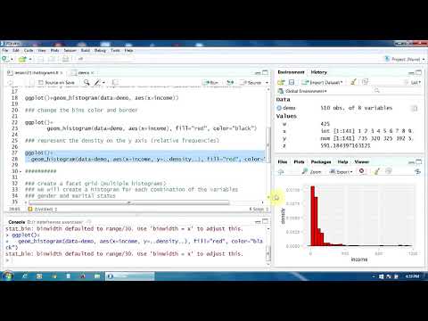 22. Creating Histograms in R