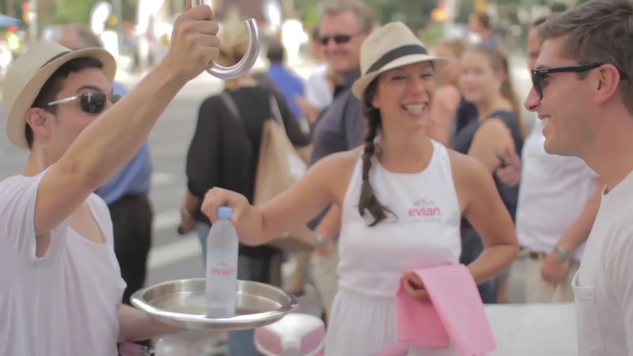 evian Bottle Service YouTube