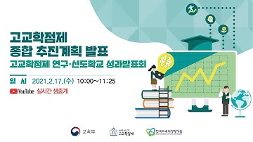 고교학점제 종합 추진계획 발표(고교학점제 연구 · 선도학교 성과발표회)