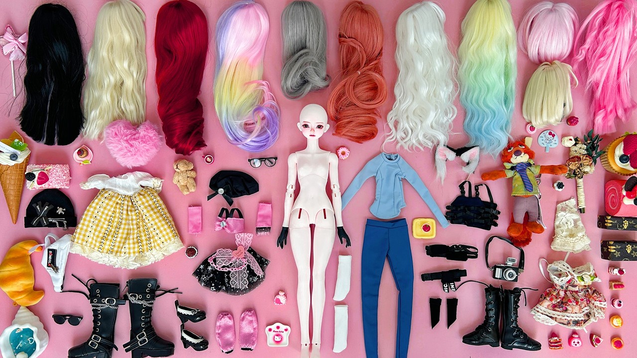 Barbie Becomes Judy Hopps in Zootopia Style! 芭比完美变身朱迪警官疯狂动物城警服बार्बी परफेक्टली जूडी हॉप्स बन जाती है