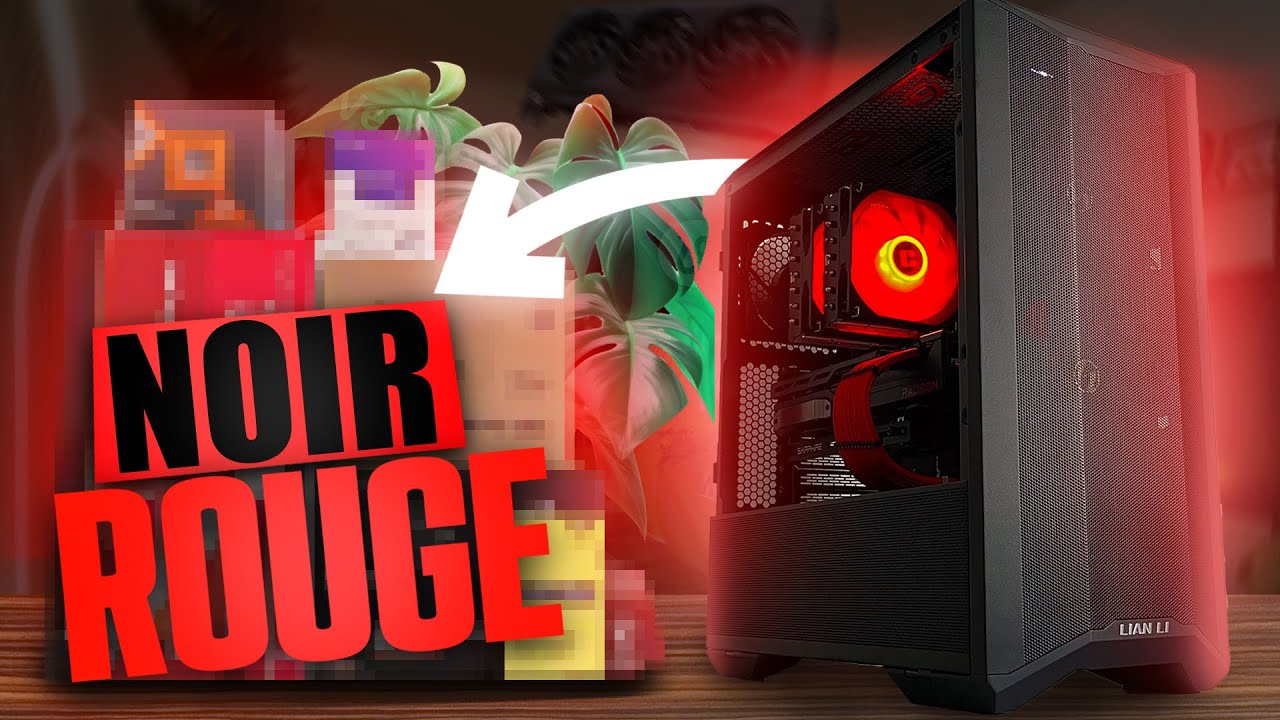 MONTAGE PC CLIENT #10 : Un PC GAMER NOIR et ROUGE pour 2300€ ! - YouTube