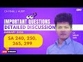 Day 02 - Important Questions - CA Final Audit January 2026 - CA Final Audit Question practice