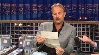 Kevin Costner Reveals His Movie Income | Late Night with Conan O’Brien
