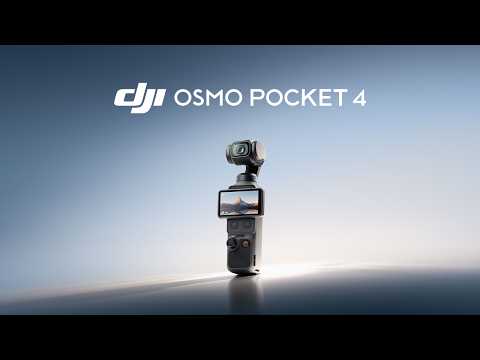 DJI Osmo Pocket 4 is here—redefining what a pocket camera can do.