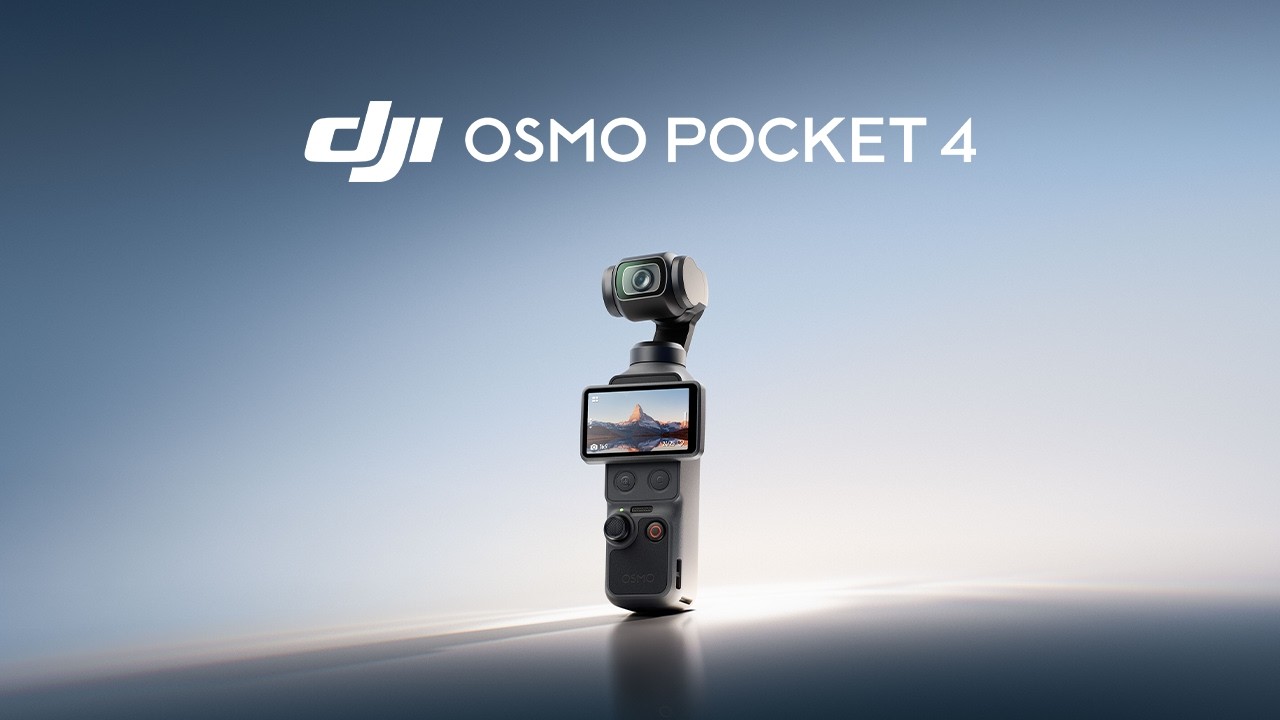 video DJI Osmo Pocket 4 1-Inch 4K 240fps 3-Axis Gimbal Camera