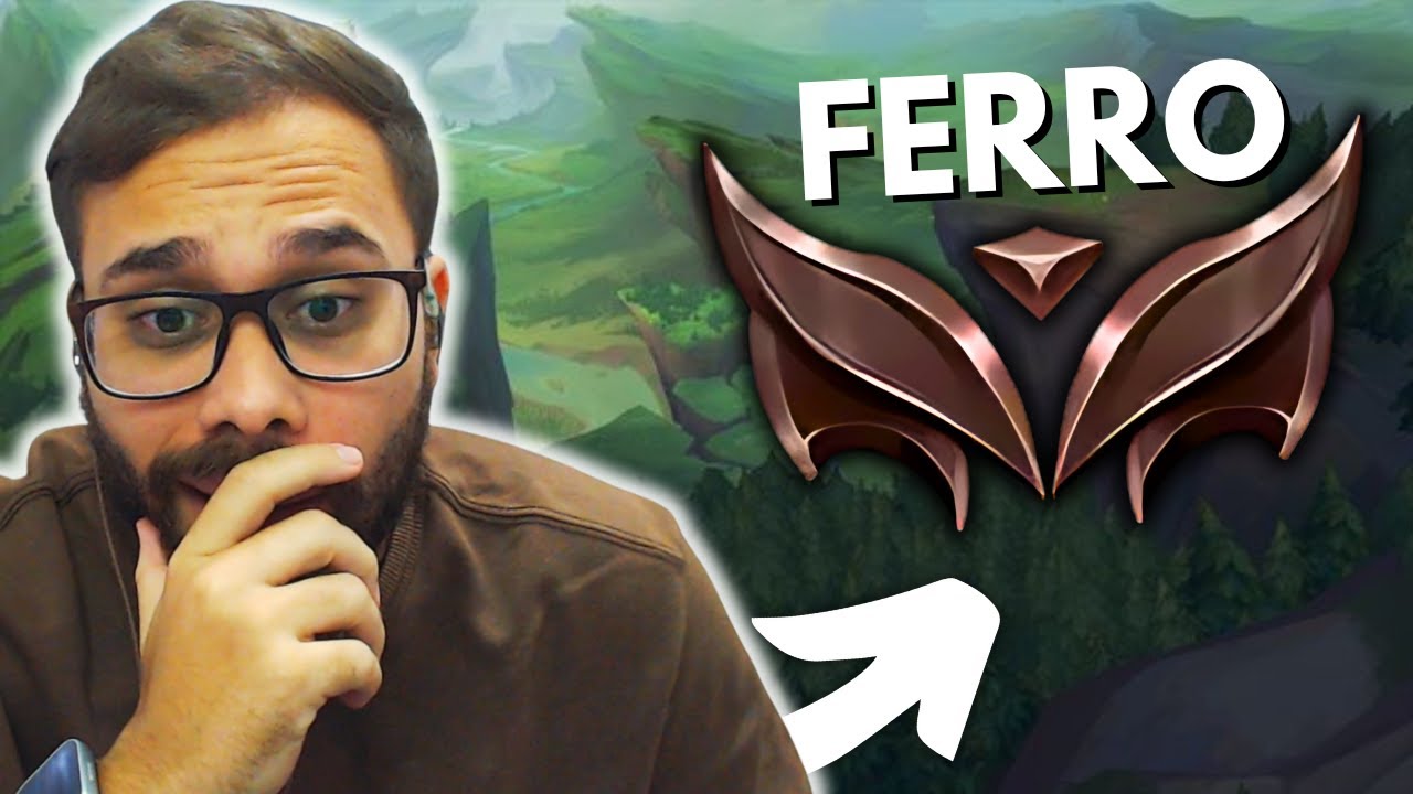 JOGUEI NO ELO MAIS BAIXO DO LOL (O FERRO IV)