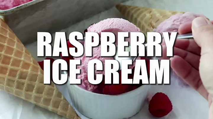 Homemade Raspberry Ice Cream