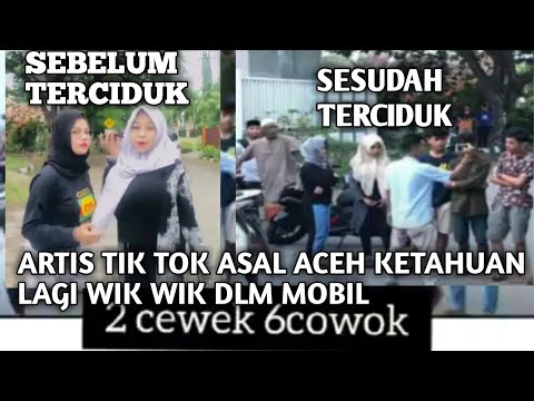 VIRAL VIDEO ARTIS TIKTOK MIFTAHUL HUSNA ASAL ACEH KETAHUAN LAGI WIK WIK D DALAM MOBIL