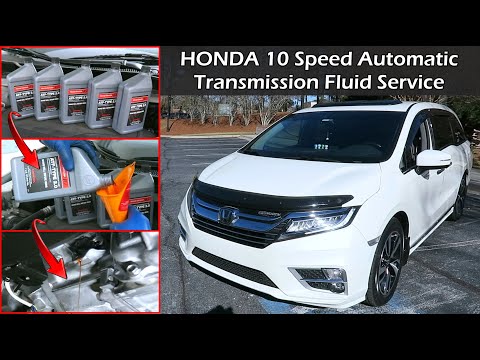 HONDA 10 Speed Automatic Transmission Fluid Service | Honda Odyssey