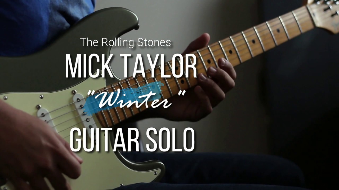 The Rolling Stones "Winter" Mick Taylor guitar solo YouTube